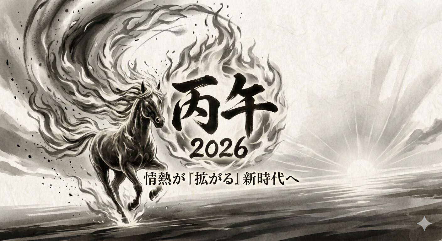 2026年丙午開運ポスター 2026年はどんな年？開運色は？60年に一度の丙午（ひのえうま）の表の